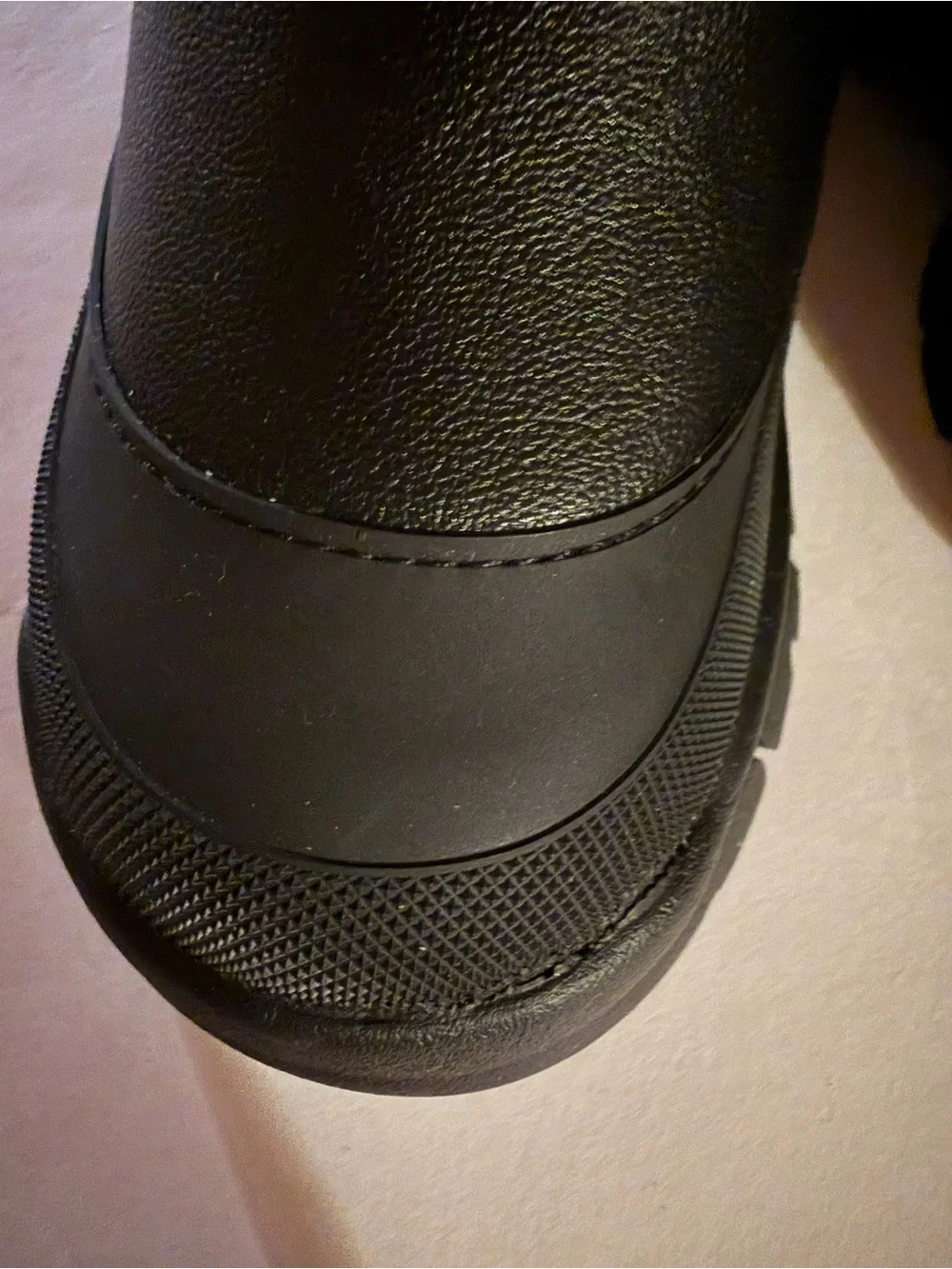 Zara Toddler Size 7.5 Black Winter Boots with Faux-Fur Trim